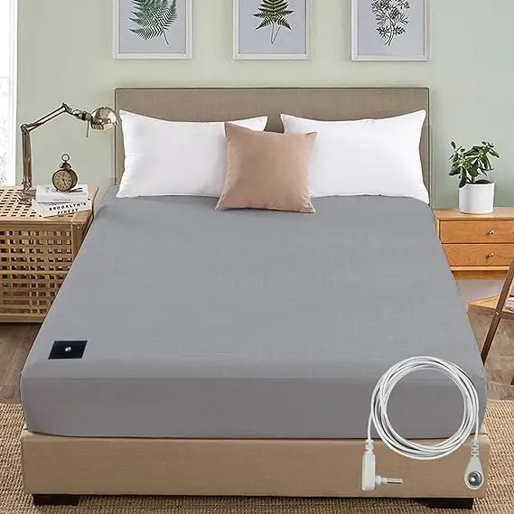 Earthing 138*190*30cm fitted sheet Organic cotton with Conductive silver fiber Grounding bed sheet for Nature Wellness