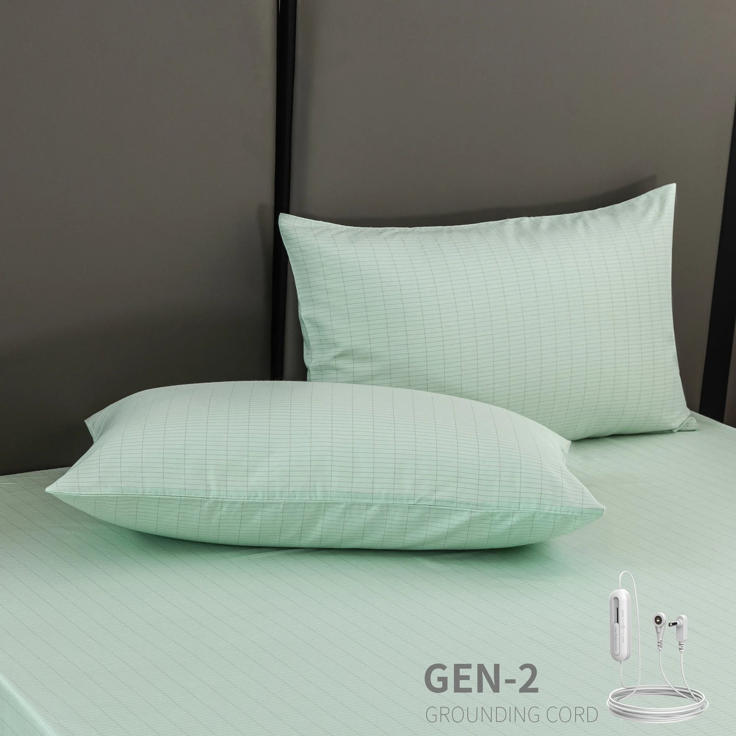 High Quality 95 Cotton and 5 Silver Earthing Pillowcase with Grounding Cord for Body