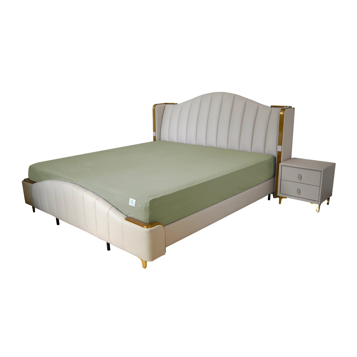 Earthing 138*190*30cm fitted sheet Organic cotton with Conductive silver fiber Grounding bed sheet for Nature Wellness