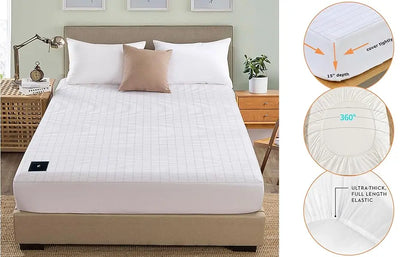 Earthing 140*200*30cm fitted sheet Organic cotton with Conductive silver fiber Grounding bed sheet for Nature Wellness