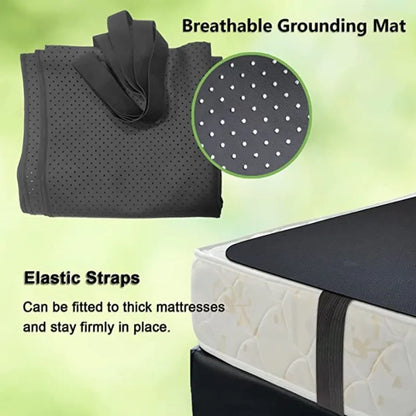 Grounding Leather Mattress Grounding sleep mat Conductive Leather Earthing mattress pad for Better Sleep Reduce Stress