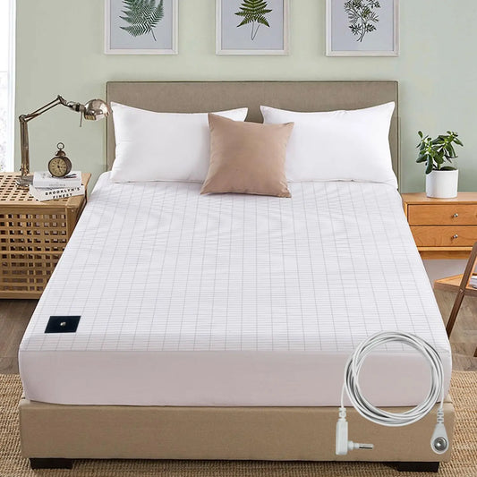 Earthing 138*190*30cm fitted sheet Organic cotton with Conductive silver fiber Grounding bed sheet for Nature Wellness