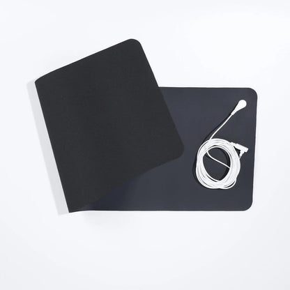 Earthing 40*60cm SBR Sponge Mouse mat Grounding sleep mat conductive leather foot mat desk mat for Better healthy