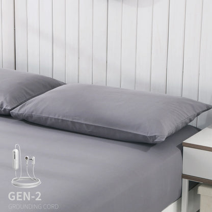High Quality 95 Cotton and 5 Silver Earthing Pillowcase with Grounding Cord for Body
