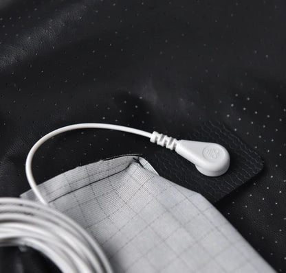 Grounding bed Leather Conductive Pillow Case Earthing pillow case conductive breathable leather mat for Better sleep