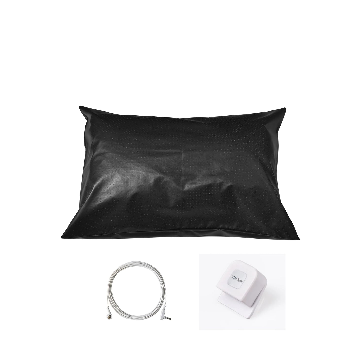 Grounding bed Leather Conductive Pillow Case Earthing pillow case conductive breathable leather mat for Better sleep