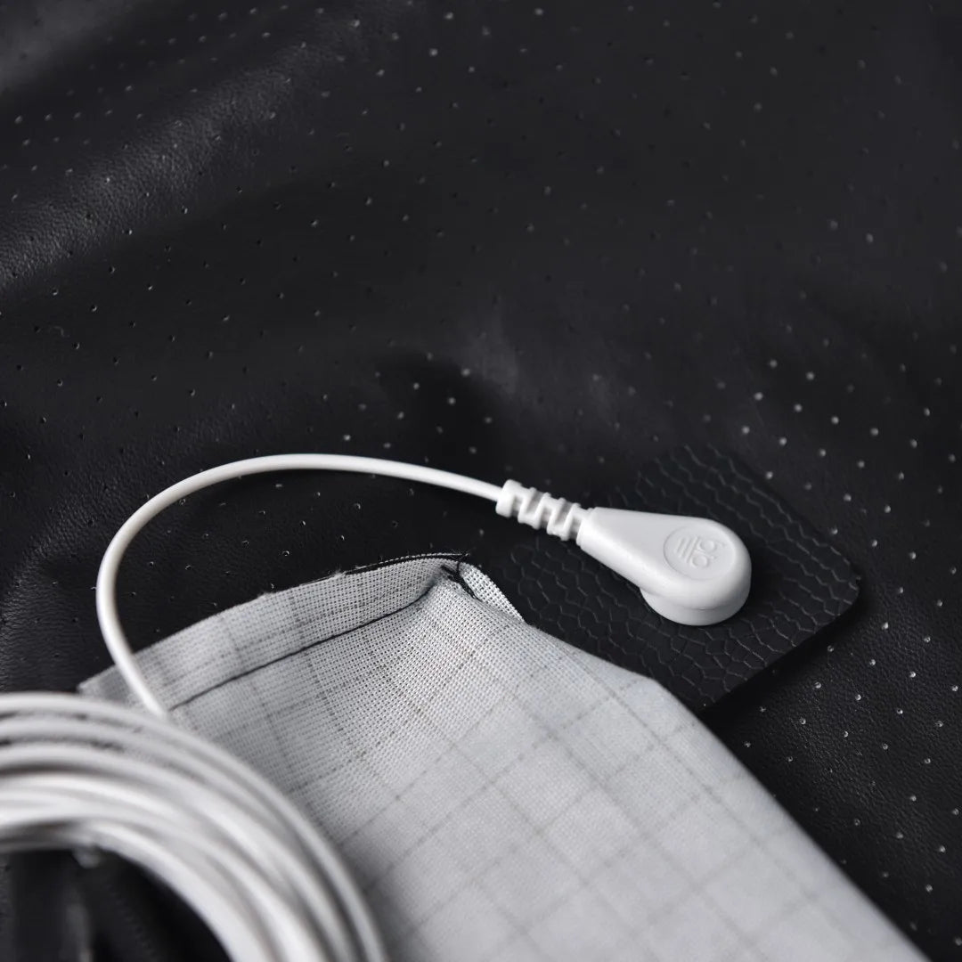 Grounding bed Leather Conductive Pillow Case Earthing pillow case conductive breathable leather mat for Better sleep