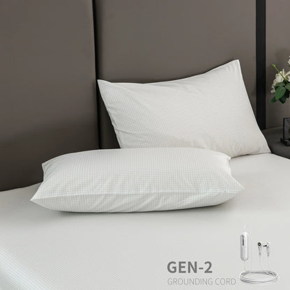 High Quality 95 Cotton and 5 Silver Earthing Pillowcase with Grounding Cord for Body