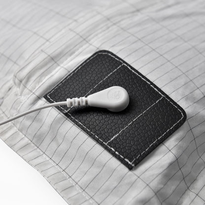 Grounding pillow case with conductive silver fiber Organic Cotton Earthing Pillow case for Better Sleep Natural Health