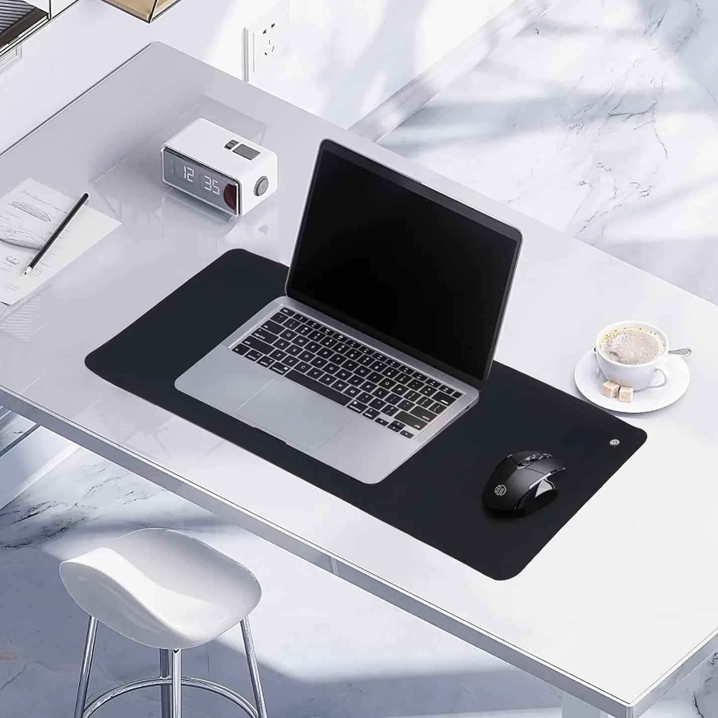 Earthing 40*60cm SBR Sponge Mouse mat Grounding sleep mat conductive leather foot mat desk mat for Better healthy
