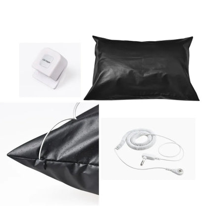 Grounding bed Leather Conductive Pillow Case Earthing pillow case conductive breathable leather mat for Better sleep