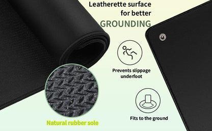 Grounding 40*60cm Rubber Leather mat Earthing sleep mat computer mouse pad Grounding desk mat for Better sleep health