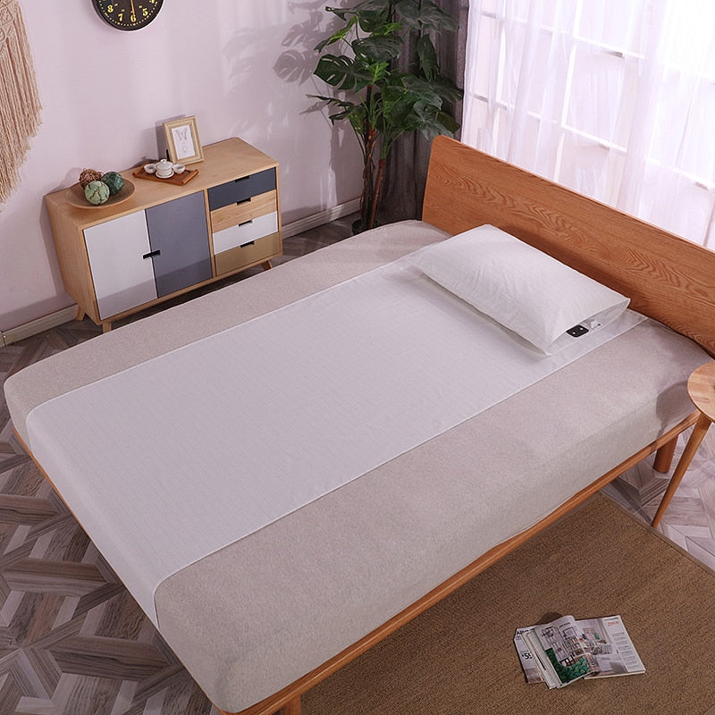 Earthing Flat bed Sheet Silver Antimicrobial Conductive  Grounding Bedding