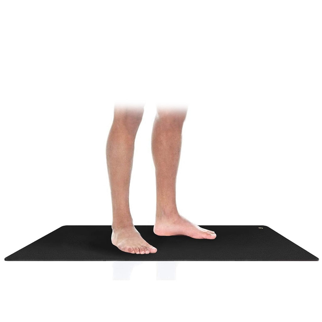 Earthing Universal Grounding Mat Computer Mouse Mats Radiation Protection Reduce Inflammation Pain Fatigue EMF Stress Therapy