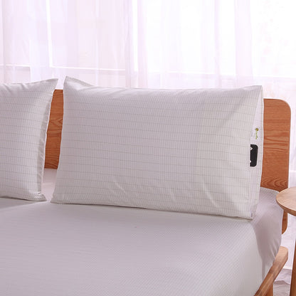 Earthing Pillow Case 1PC with Grounding Cord