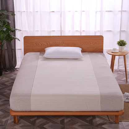 EARTHING Half Bed Sheet Silver Antimicrobial Fabric Conductive Grounding Cotton Flat Sheet