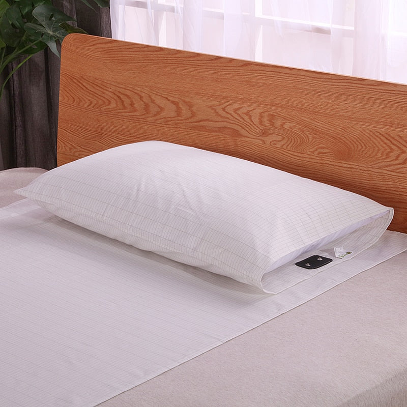 EARTHING  Pillow Cases Radiation Protection Antimicrobial Fiber for Better Sleep, Natural Wellness, Reduce Pain health