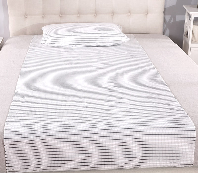 Anti-Static Fabric EARTHING Half Bed Sheet Flat Sheet with 1 Pillow Case