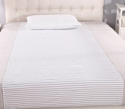 Anti-Static Fabric EARTHING Half Bed Sheet Flat Sheet with 1 Pillow Case