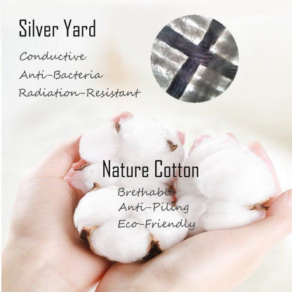 EARTHING  Flat sheet Half bed Sheet Silver Antimicrobial Conductive Grounding Organic Cotton Bedding Set