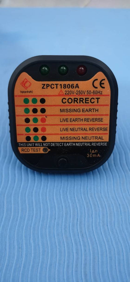 Earthing Socket Tester for US UK EU Outlet